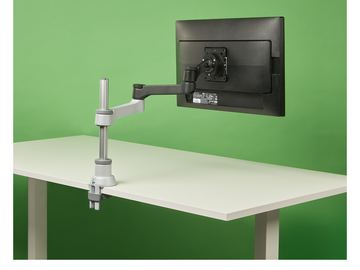 R-Go Zepher 4 - Befestigungskit (einstellbarer Monitorarm) - für LCD-Display - Aluminium - mattsilber von LumaTech