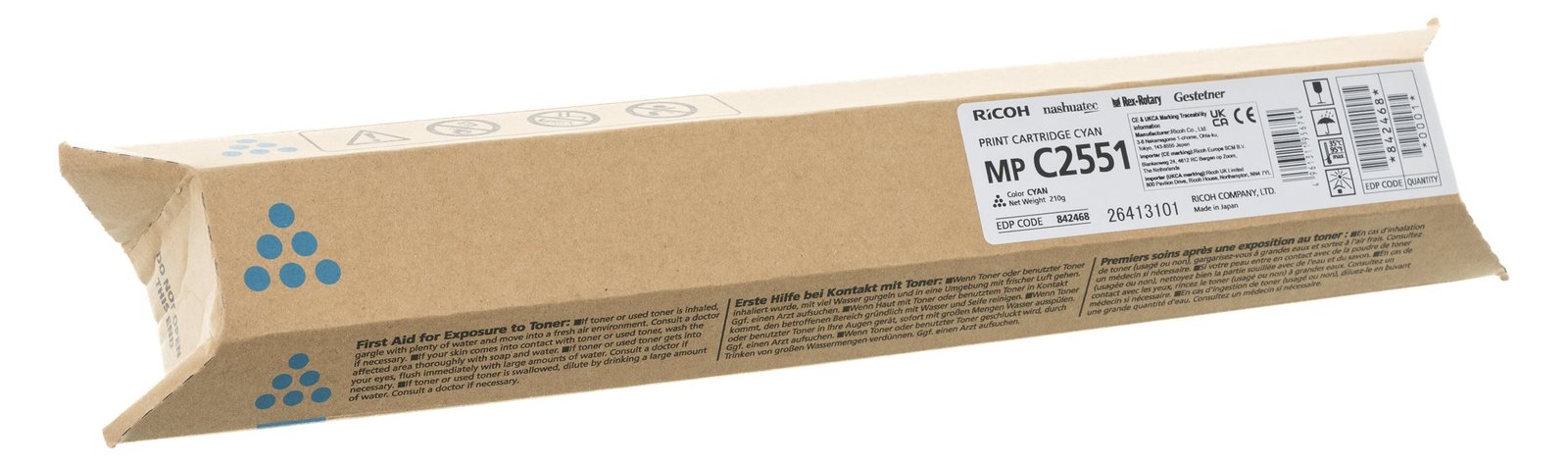 Ricoh Cyan - original - Tonerpatrone - für Gestetner MP C2551