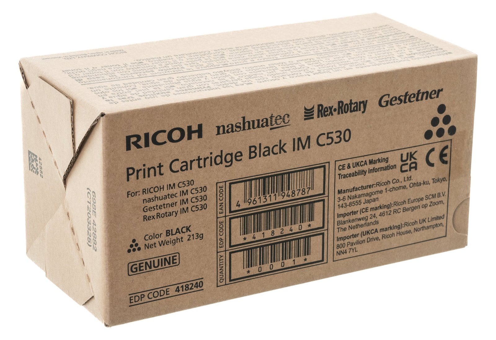 Ricoh IM C530 - Schwarz - Original - Tonerpatrone