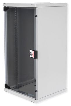 ROLINE 10 Zoll Wandgehäuse 12 HE 312x300 BxT grau - Wandgehäuse von LumaTech