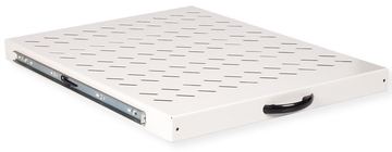 ROLINE 19 Zoll Fachboden 1 HE ausziehbar 550 T 25 kg grau von LumaTech