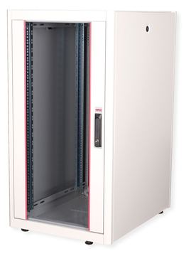 ROLINE 19 Zoll Netzwerkschrank Basic 22 600x800 BxT Glastür grau von LumaTech