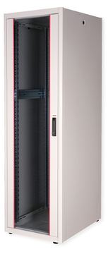 ROLINE 19 Zoll Netzwerkschrank Basic 42 600x800 BxT Glastür grau von LumaTech