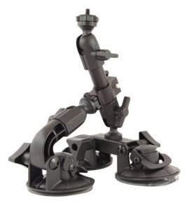 Delkin Devices Delkin Fat Gecko Triple Mount - Stützsystem - Saugbefestigung