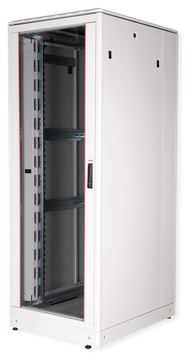 ROLINE 19 Zoll Netzwerkschrank Pro 42 HE 800x1000 BxT Glastür grau von LumaTech