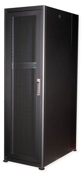 ROLINE 19 Zoll Serverschrank Basic 42 HE 600x1000 BxT perforiert schwarz von LumaTech