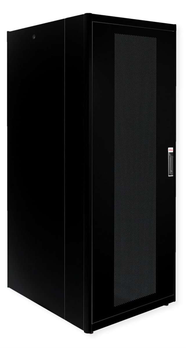 ROLINE 19 Zoll Serverschrank Basic 42 HE 800x1000 BxT perforiert schwarz