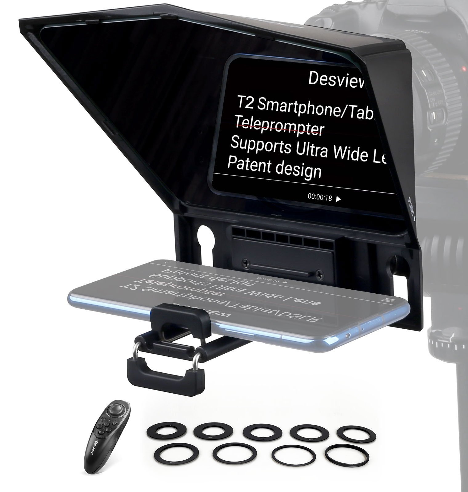 DESVIEW T2 - Schwarz - Universal - 1 Paar(e)