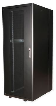 ROLINE 19 Zoll Serverschrank Basic 42 HE 800x1000 BxT perforiert schwarz von LumaTech