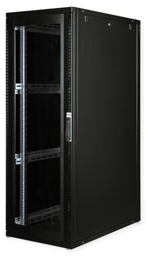 ROLINE 19 Zoll Serverschrank Pro 36 HE 600x1000 BxT schwarz Plexiglas von LumaTech