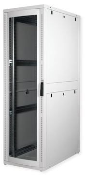 ROLINE 19 Zoll Serverschrank Pro 42 HE 600x1000 BxT grau Plexiglas von LumaTech