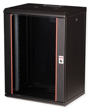 ROLINE 19 Zoll Wandgehäuse Pro 16 HE 600x450 BxT schwarz - Wandgehäuse von LumaTech