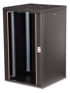 ROLINE 19 Zoll Wandgehäuse Pro 20 HE 600x600 BxT schwarz - Wandgehäuse von LumaTech