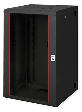 ROLINE 19 Zoll Wandgehäuse Pro 20 HE 600x600 BxT zweiteilig schwenkbar schw - Wandgehäuse von LumaTech