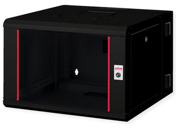 ROLINE 19 Zoll Wandgehäuse Pro 7 HE 600x600 BxT zweiteilig schwenkbar schw - Wandgehäuse von LumaTech