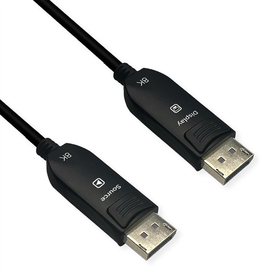 ROLINE DisplayPort v2.1 Kabel AOC DP80 UHBR13.5 54G ST/ST 30m - Kabel - Digital/Display/Video