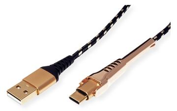 ROLINE Gold - USB-Kabel - USB (M) zu USB-C (M) von LumaTech