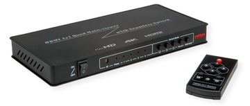 ROLINE HDMI Quad Multi-Viewer Switch 4f. nahtlos von LumaTech