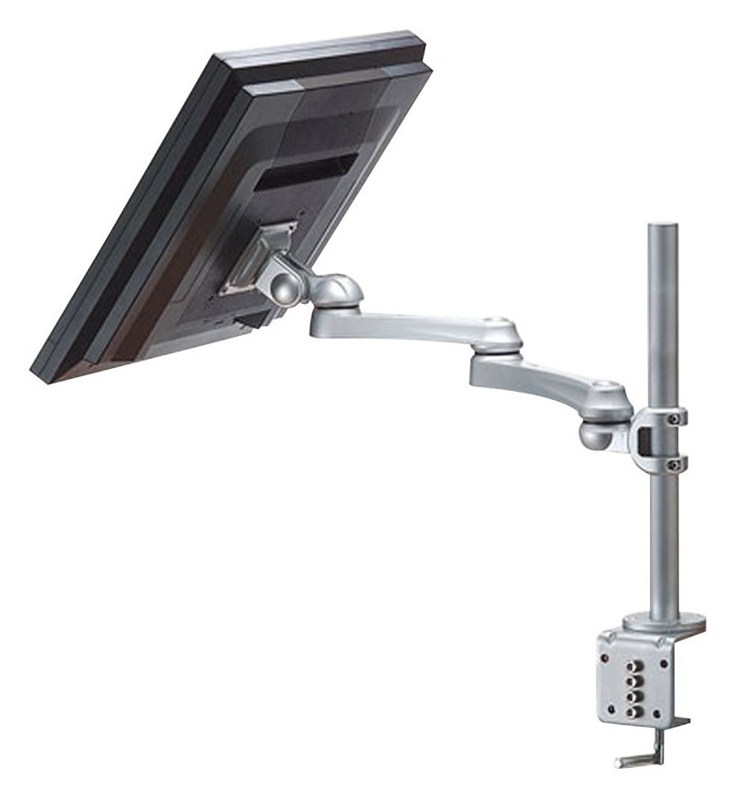 ROLINE LCD-Monitorarm Trägerstange - Befestigungskit (Gelenkarm, Spannbefestigung für Tisch, Stange)