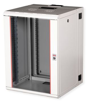 ROLINE Pro - Schrank Netzwerkschrank - 2-teilige drehbare, 600 x 600 mm (B x T) von LumaTech