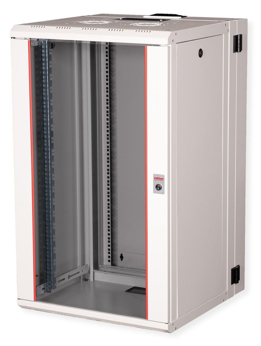 ROLINE Pro - Schrank Netzwerkschrank - zwei-teilig schwenkbar, 600 x 600 mm (B x T)