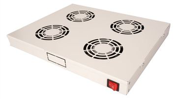 ROLINE Rack - Lüfter Kit - with 4 fans - Hellgrau, RAL 7035 - 48.3 cm (19) von LumaTech