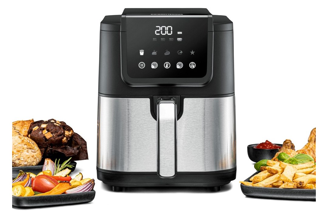 ROMMELSBACHER FRH 1500 - Heißluftfritteuse - 5 l - 0,8 kg - 80 °C - 200 °C - 60 min