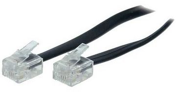 S/CONN maximum connectivity Anschlußkabel Western-Stecker 6/4 - 10.0 Schaltung 1 1 6/4 - Kabel - Telefon von LumaTech