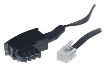 S/CONN maximum connectivity shiverpeaks BS70043 - 3 m - TAE F - RJ11 - Schwarz - Männlich - Männlich von LumaTech