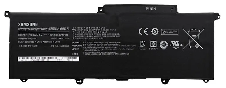 Samsung 5880mAh 44Wh - Akku - Akku Mignon (AA) 5.880 mAh 7,6 V, Ansicht 2