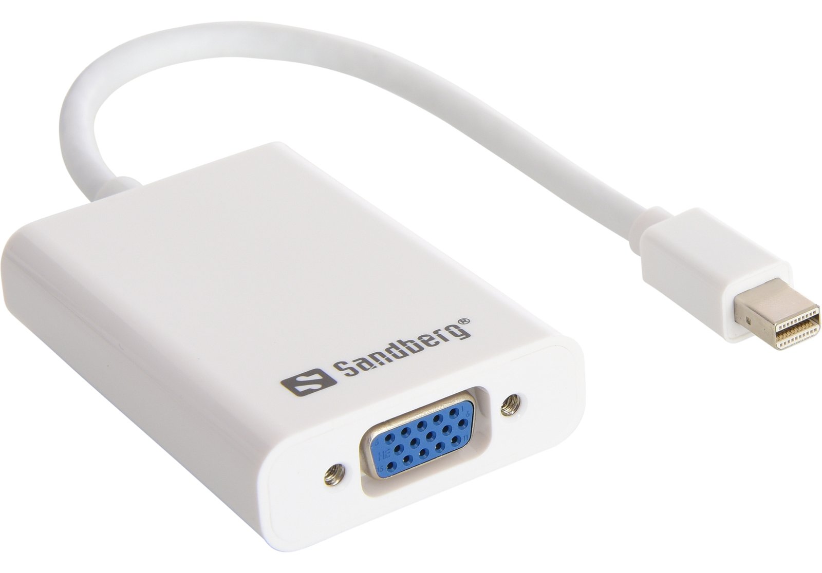 SANDBERG Adapter MiniDP>VGA+Audio - Videokonverter