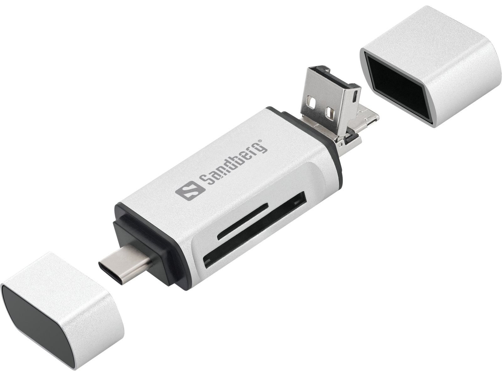SANDBERG Kartenleser (microSD, SD) - micro