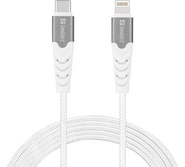 SANDBERG Lightning-Kabel - 24 pin USB-C männlich zu Lightning männlich von LumaTech