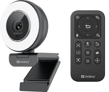 SANDBERG Streamer USB Webcam Pro Elite - 2560 x 1440 Pixel - 60 fps - 1920x1080@60fps - 2560x1440@30fps - 480p von LumaTech