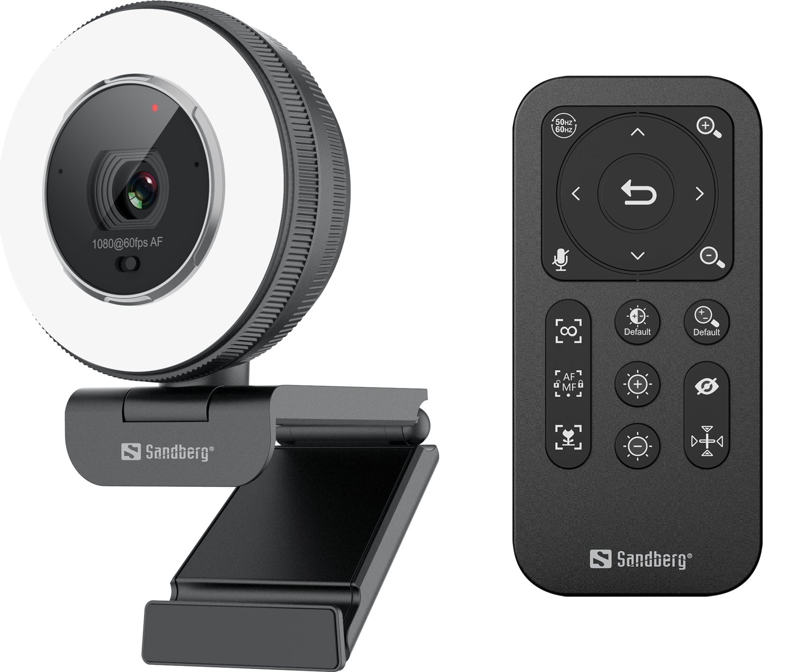 SANDBERG Streamer USB Webcam Pro Elite - 2560 x 1440 Pixel - 60 fps - 1920x1080@60fps - 2560x1440@30fps - 480p