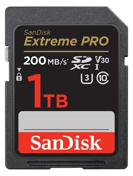 SanDisk Extreme Pro - Flash-Speicherkarte - 1 TB - V30 von LumaTech
