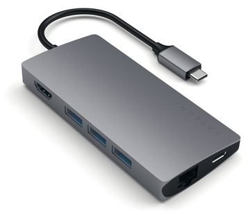 Satechi Aluminum Multi-Port Adapter V2 - Dockingstation von LumaTech
