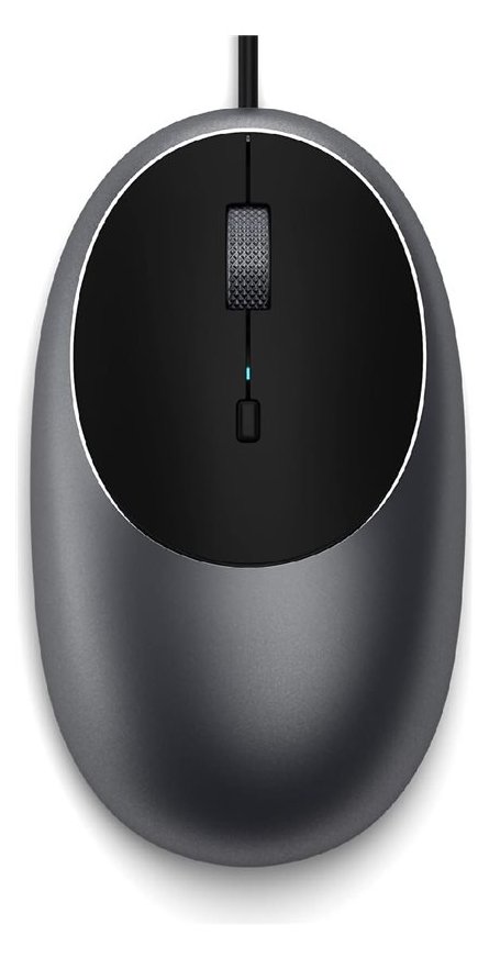 Satechi C1 - Beidhändig - IR LED - USB Typ-C - 3200 DPI - Schwarz - Grau