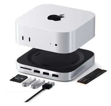 Satechi ST-GNMMES - Stand Hub Mac Mini M4 SSD Enclosure von LumaTech