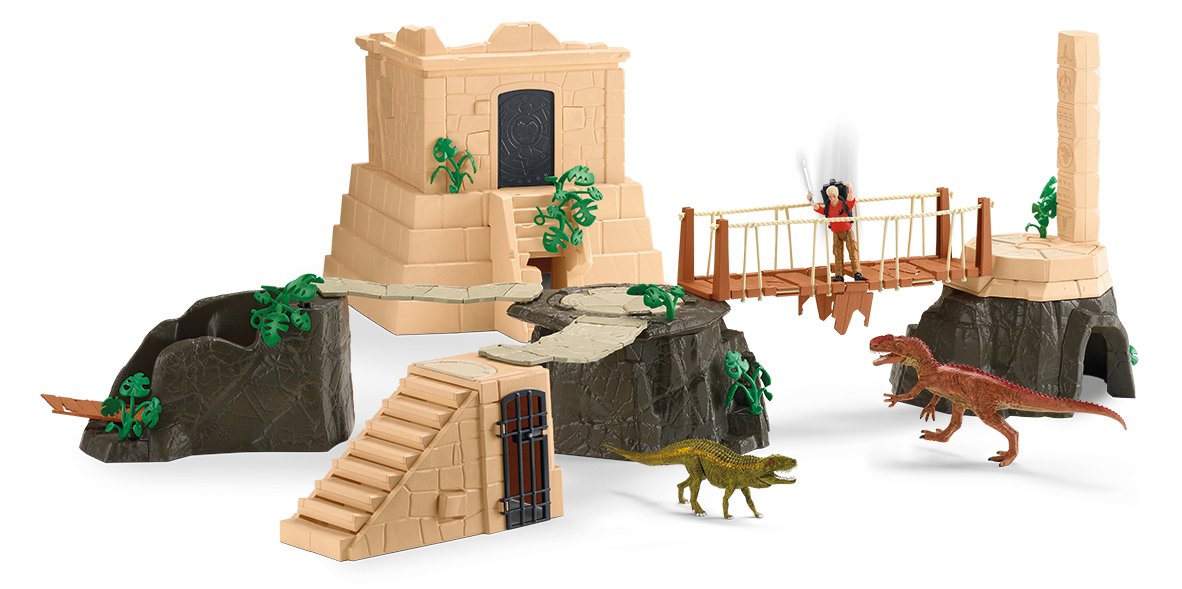 Schleich Dino Tempel-Eroberung Mega-Set