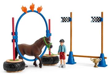 Schleich FARM WORLD Pony Agility Rennen - Farm - 3 Jahr(e) - Mehrfarbig - Kunststoff