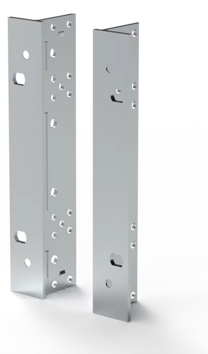 SCHROFF 19BRACKET 4U W.HANDLE 2PCS - Rack-Zubehör