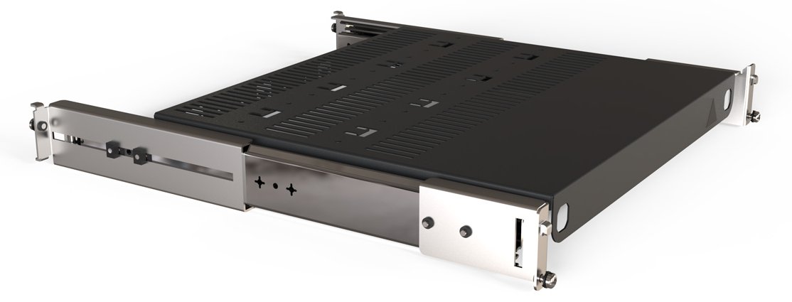 SCHROFF 19SHELF TELE.2U 500D RAL7021 - Rack-Zubehör