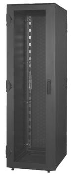 SCHROFF 20130-025A1008 - Freistehendes Gestell - 400 kg - Schwarz - IP20 - IEC 61587-1 - 48,3 cm (19 Zoll) von LumaTech