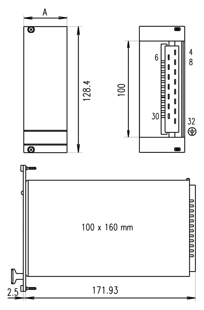 SCHROFF 21006945 Frontplatte 1 St.