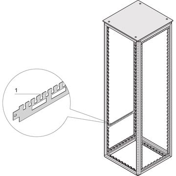 SCHROFF 23130332 Kabelsprossen 1 St. von LumaTech