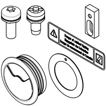 SCHROFF 25630185 19 Zoll Montagematerial von LumaTech