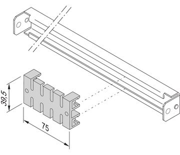 SCHROFF CABLE FIXING F.C-RAIL (5PC) von LumaTech