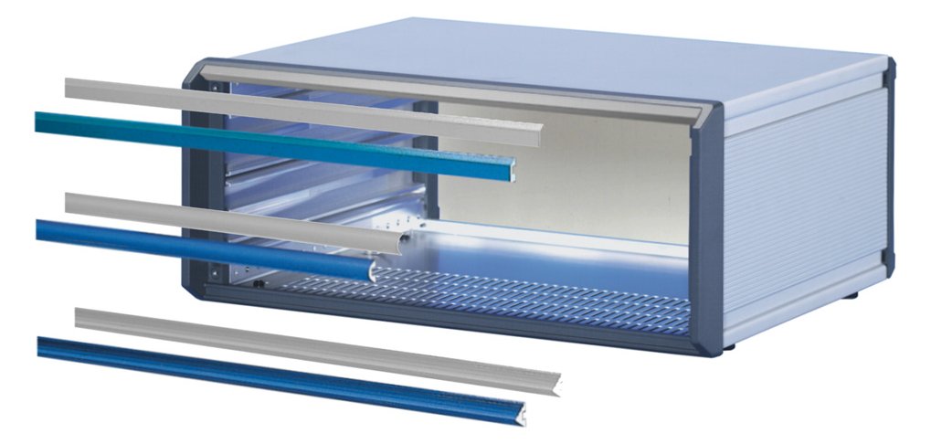 SCHROFF DEC.STRIP TYPE1 42HP RAL5007