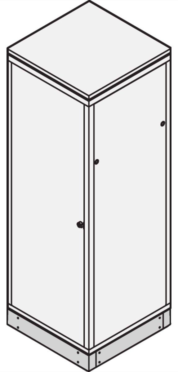 SCHROFF ER PLINTH STAT 600W600D 7021 22117830